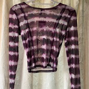 Mesh Long Sleeve Top